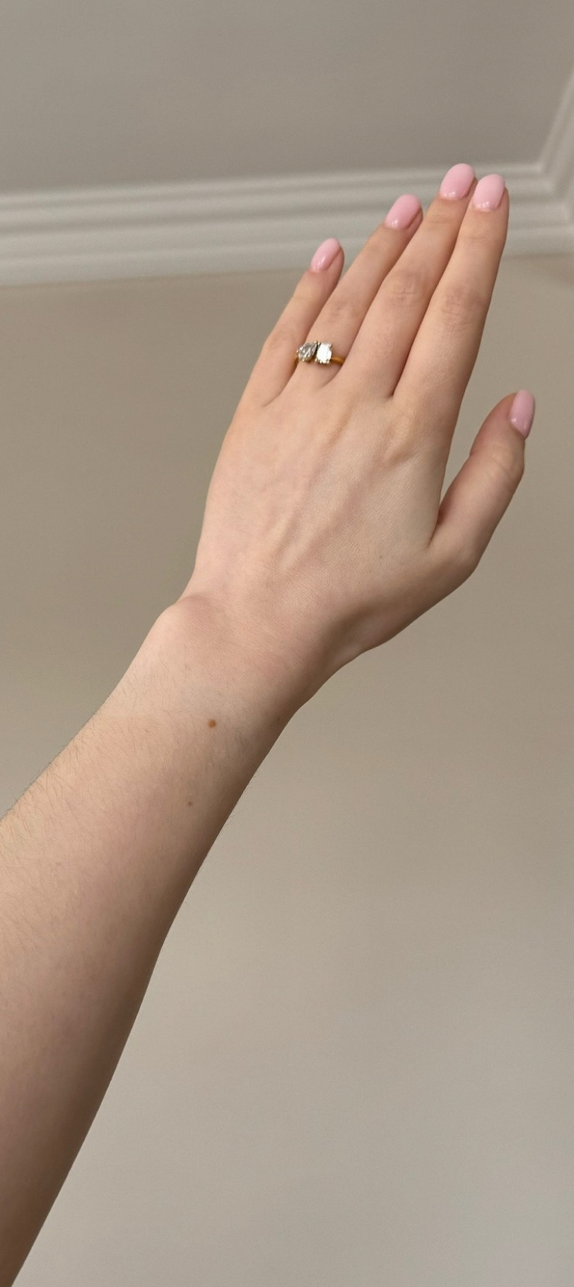 Before tanning - pale skin tone